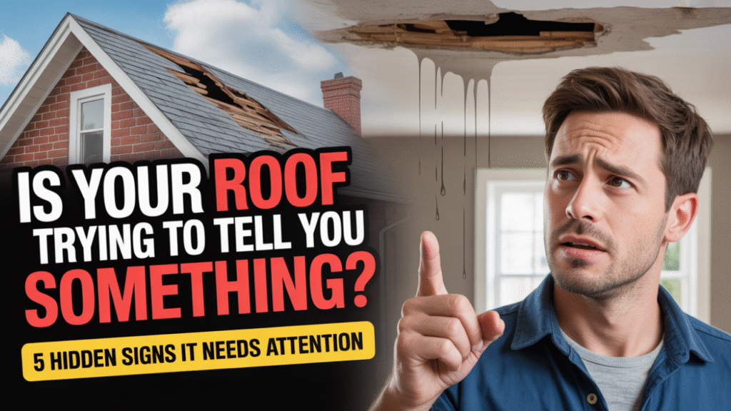 Is Your Roof Trying to Tell You Something? 5 Hidden Signs It Needs Attention